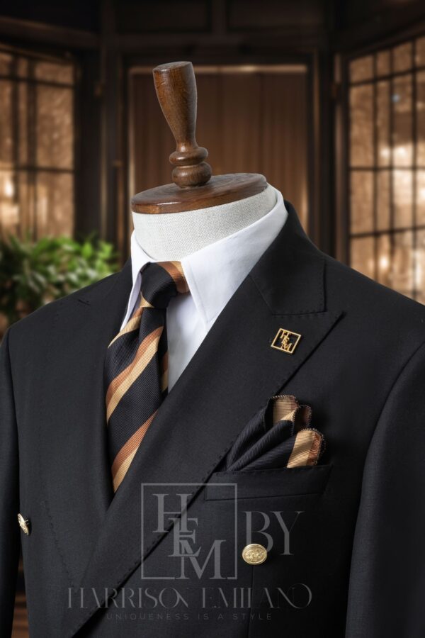 Black Double Breasted Suit - Image 2